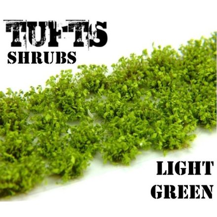 Green Stuff World Shrubs TUFTS LIGHT GREEN