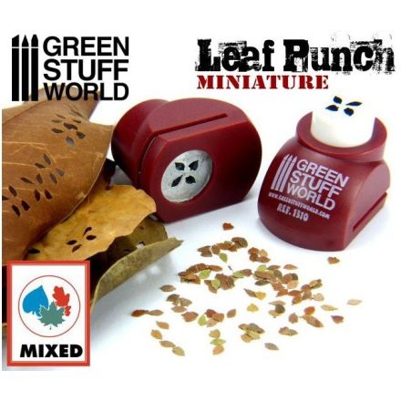 Green Stuff World Miniature Leaf Punch RED