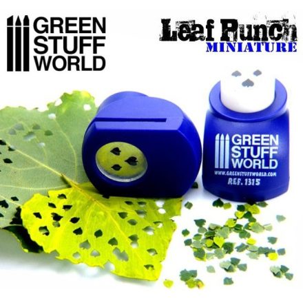Green Stuff World Miniature Leaf Punch DARK PURPLE