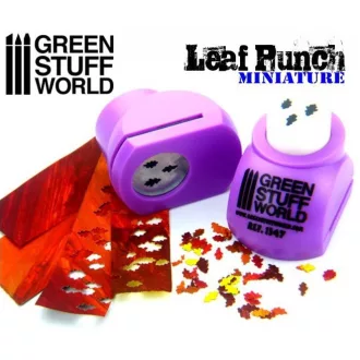 Green Stuff World Miniature Leaf Punch LIGHT PURPLE