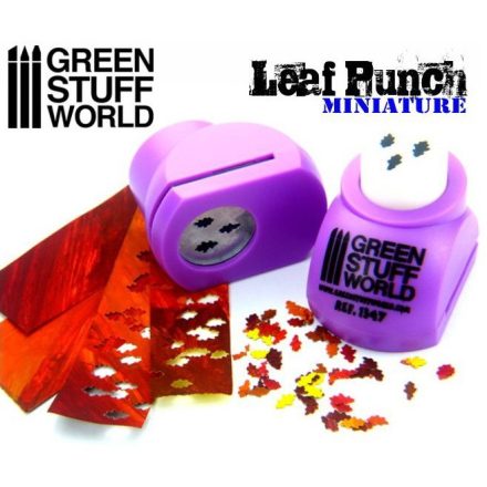 Green Stuff World Miniature Leaf Punch LIGHT PURPLE