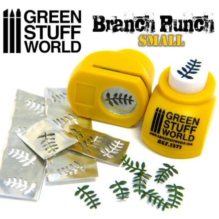Green Stuff World Miniature Leaf Punch YELLOW
