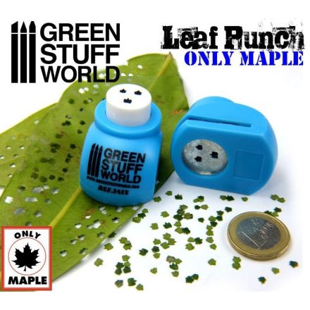 Green Stuff World Miniature Leaf Punch MEDIUM BLUE