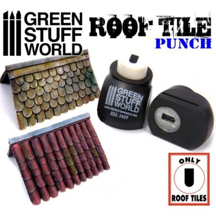 Green Stuff World Miniature ROOF TILE Punch