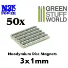 Green Stuff World N35 Neodymium mágnes 3x1mm