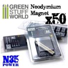 Green Stuff World N35 Neodymium mágnes 5x2mm