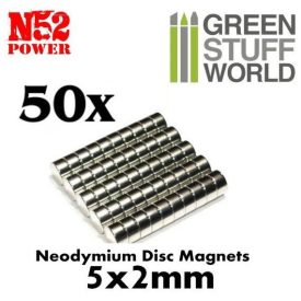 Green Stuff World N52 Neodymium mágnes 5x2mm