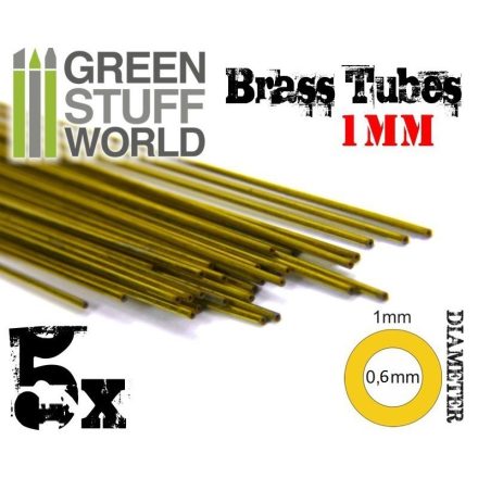 Green Stuff World cső profil 1mm (réz)
