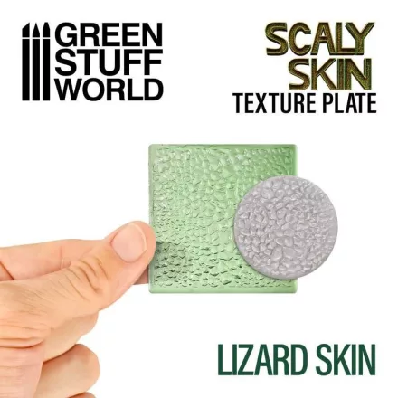 Green Stuff World Texture Plate - Lizard Skin
