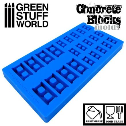 Green Stuff World szilikon forma Concrete Brick