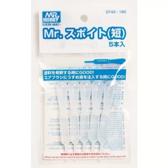 Mr Hobby Mr. Dropper (short type) 5 pcs/1 package - pipetta
