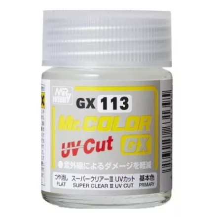 Mr. Color Super Clear III UV Cut Flat (matt lakk)