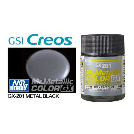 Mr. Metallic Color GX201 - Metal Black