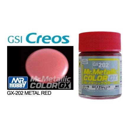 Mr. Metallic Color GX202 - Metal Red