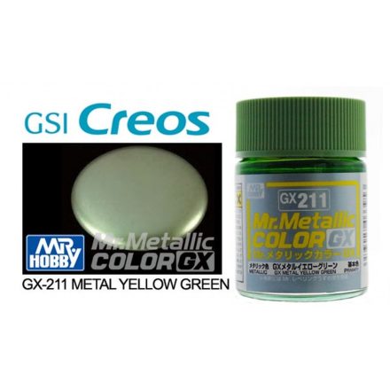Mr. Metallic Color GX211 - Metal Yellow Green