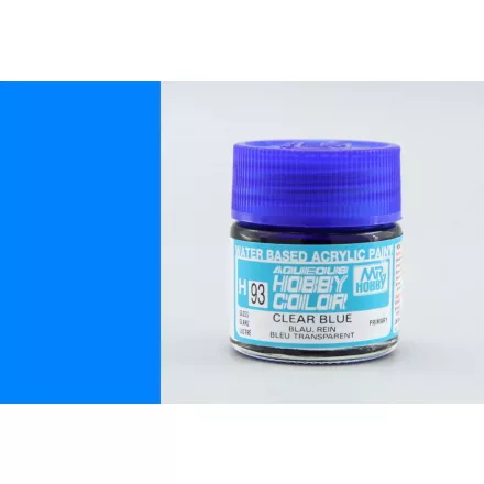 Hobby Color H93 Clear blue (fényes) - átlátszó
