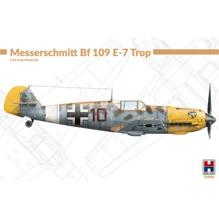 Hobby 2000 Messerschmitt Bf 109 E-7 Trop makett