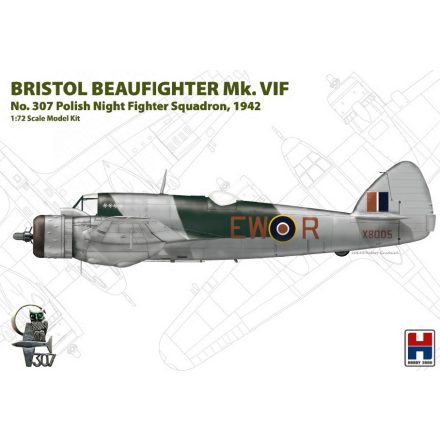 Hobby 2000 Bristol Beaufighter Mk. VIF No. 307 Polish makett