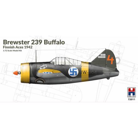Hobby 2000 Brewster B-239 Buffalo Finnish Aces 1942 makett