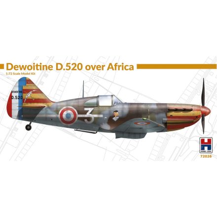 Hobby 2000 Dewoitine D.520 over Africa makett