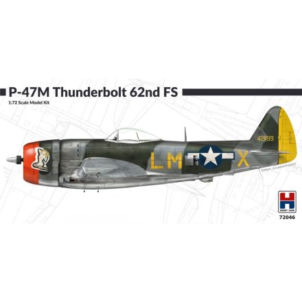 Hobby 2000 P-47M Thunderbolt 62nd Fighter Squadron makett