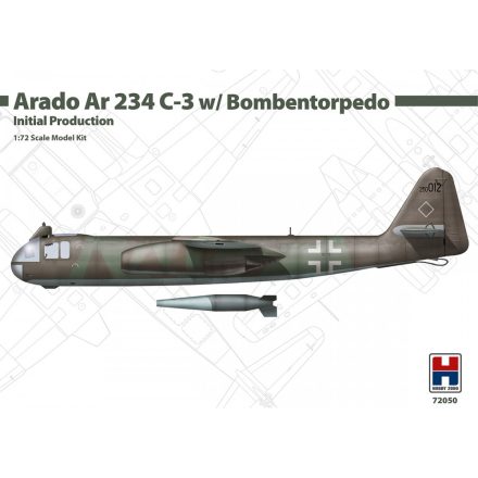 Hobby 2000 Arado Ar 234 C-3 w/ Bombentorpedo Initial Production makett