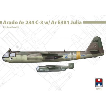 Hobby 2000 Arado Ar 234 C-3 w/ Ar E381 Julia makett
