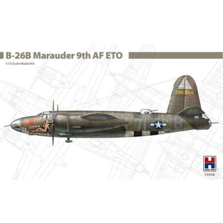 Hobby 2000 B-26B Marauder 9th AF ETO makett