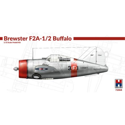 Hobby 2000 Brewster F2A-1/2 Buffalo makett