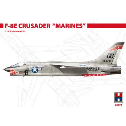 Hobby 2000 Vought F-8 E Crusader - "Marines" makett