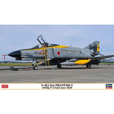 Hasegawa F-4EJ Kai PHANTOM II 301SQ F-4 final year 2020 makett