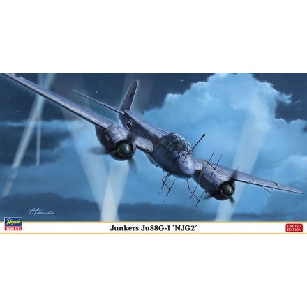 Hasegawa Junkers Ju88G-1 'NJG2' makett