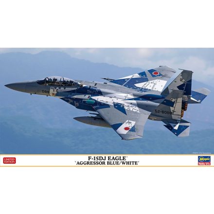 Hasegawa F-15DJ Eagle 'Agressor Blue/White' makett