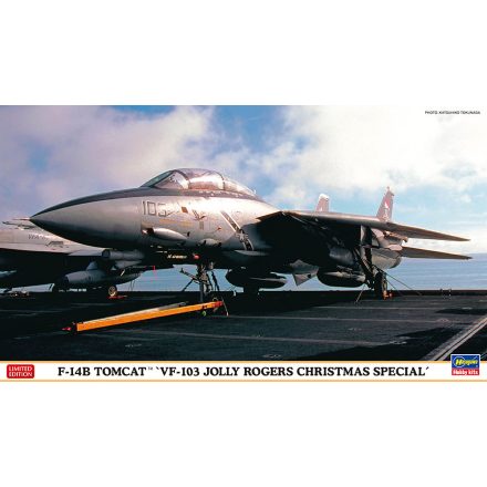 Hasegawa F-14B Tomcat 'VF-103 Jolly Rogers Christmas Special' makett