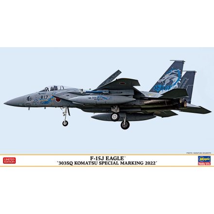 Hasegawa F-15J Eagle '303SQ Komatsu Special Marking 2022' makett