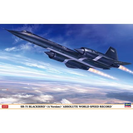 Hasegawa Lockheed SR-71 Blackbird Absolute World Speed Record makett