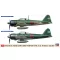Hasegawa Mitsubishi A6M2b/A6M3 Zero Fighter Type 21/22 'RABAUL Ace Set' (2 Kits In The Box) - katonai repülő makett