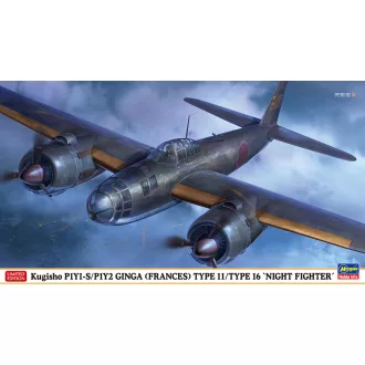   Hasegawa Kugisho P1Y1-S/P1Y2 Ginga (Frances) Type11/Type16 Night Fighter - katonai repülő makett