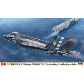   Hasegawa F-35 Lightning II (B Version) 'U.S. Navy VX-23 Test Of Taking Off And Landing On Kaga' makett