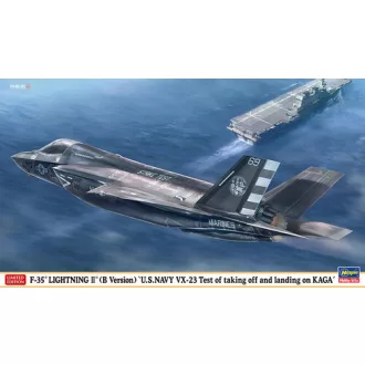   Hasegawa F-35 Lightning II (B Version) 'U.S. Navy VX-23 Test Of Taking Off And Landing On Kaga' makett