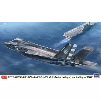   Hasegawa F-35 Lightning II (B Version) 'U.S. Navy VX-23 Test Of Taking Off And Landing On Kaga' - katonai repülő makett