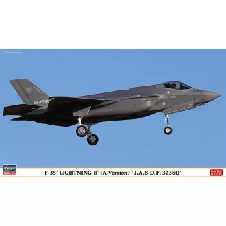   Hasegawa Lockheed Martin F-35 A Lightning II - JASDF 303 Sq. - katonai repülő makett