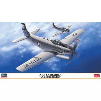   Hasegawa Douglas A-1 H Skyraider - VA-25 MiG Killer - katonai repülő makett