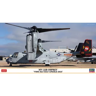   Hasegawa MV-22B Osprey - VMM-362 Ugly Angels (2025) - katonai repülő makett