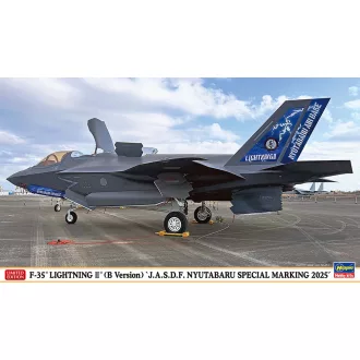   Hasegawa Lockheed Martin F-35 B Lightning II - JASDF Nyutabaru Special Marking (2025) - katonai repülő makett