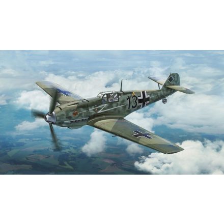 Hasegawa Messerschmitt Bf109E-4 JG77 Blitz Limited Edition makett