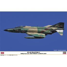   Hasegawa McDonnell RF-4E Phantom II 501SQ Final Year 2020 (Forest Camouflage) makett