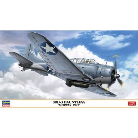 Hasegawa SBD-3 Dauntless Midway 1942 makett
