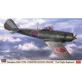   Hasegawa Nakajima Ki84 Type 4 Fighter Hayate (Frank) '73rd Flight Regiment' makett