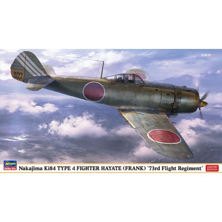 Hasegawa Nakajima Ki84 Type 4 Fighter Hayate (Frank) '73rd Flight Regiment' makett